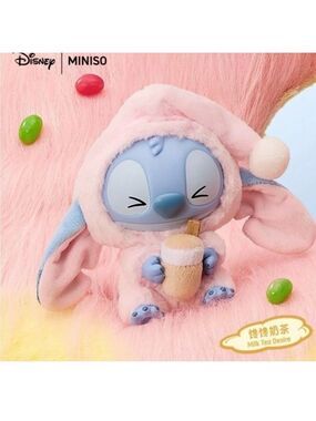 Miniso Disney Stitch Milk Tea Desire New